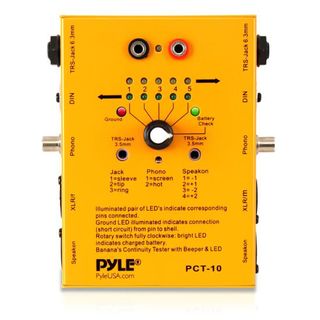 PYLE 8 Plug Pro Audio Cable Tester PCT-10