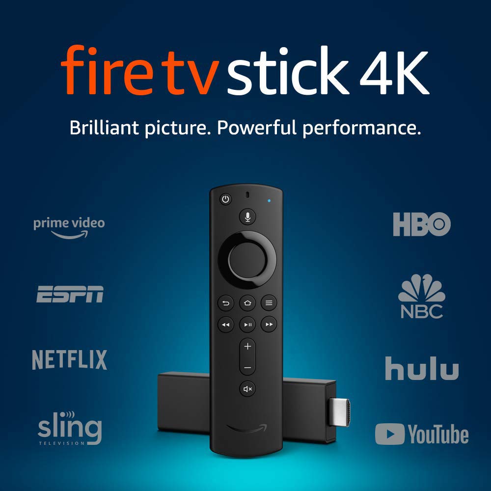 Amazon Fire TV Stick 4k & Alexa Remote (NEW 2019 EDITION)